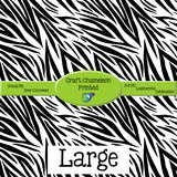 Zebra Print Multiple Sizes ~ Leon's Pattern ~ Vinyl, Leatherette, HTV, Acrylic, Sublimation