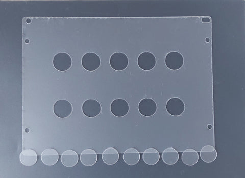 15/16" Plastic Template for Etching