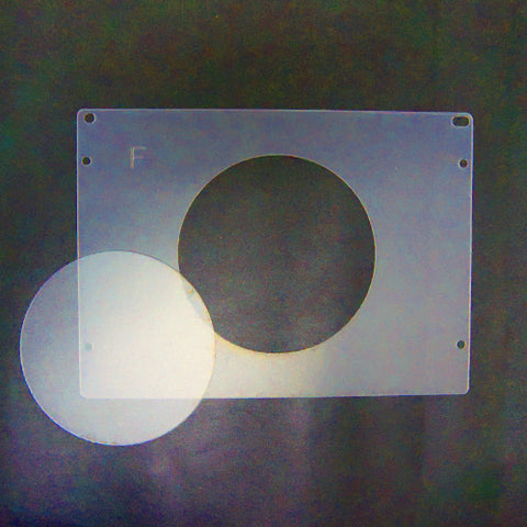 5" Circle Plastic Template for Etching