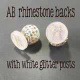 Rhinestone Bead Earring Backs - CraftChameleon