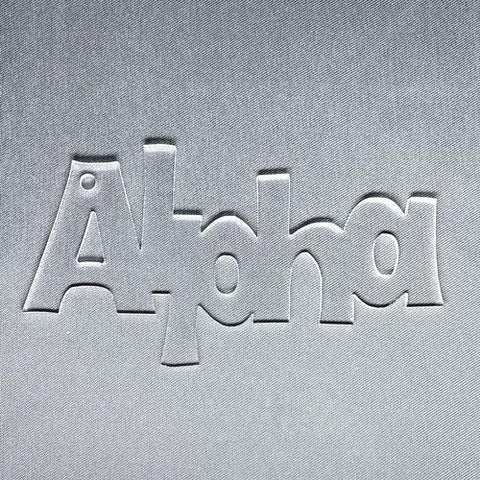 Greek Alphabet Acrylic Blanks Word Art - Clear / Alpha - 2 Sided Gold Glitter / Alpha