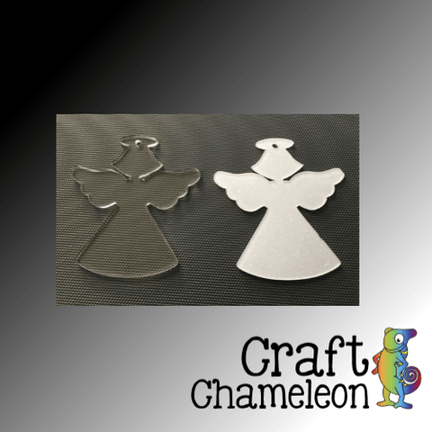Set of 10 ~ Angel Charm Shaped Acrylic - CraftChameleon
 - 1