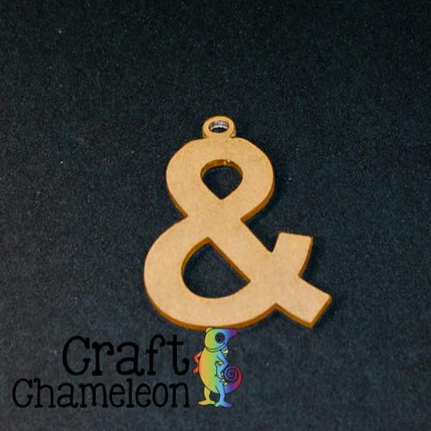 Set of 5 ~ Ampersand (AKA and sign) Acrylic Shape - CraftChameleon
 - 1