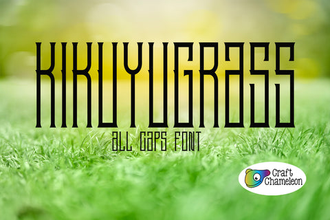 Kikuyugrass Font