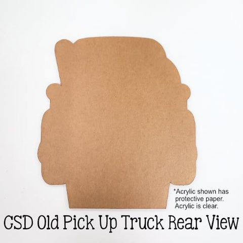 Bakers Dozen Old Pick Up Acrylic Blank Light Base Shape