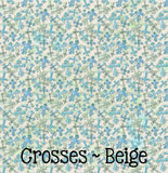 Crosses ~ Leon's Pattern ~ Vinyl, Leatherette, HTV, Acrylic, Sublimation