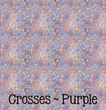 Crosses ~ Leon's Pattern ~ Vinyl, Leatherette, HTV, Acrylic, Sublimation