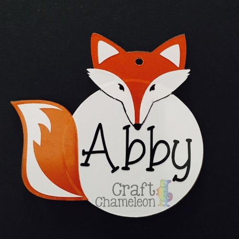 Acrylic Shaped Fox - CraftChameleon
 - 1