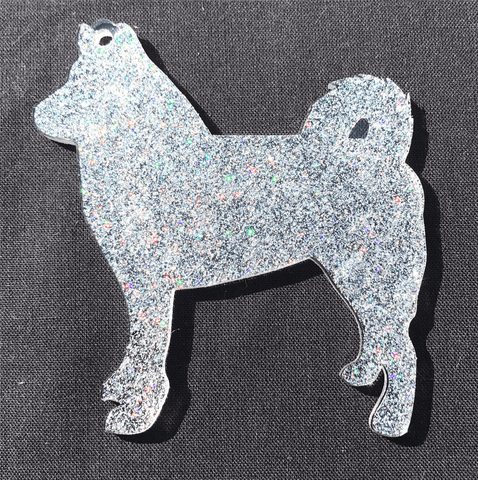 Husky Dog Acrylic Shape - CraftChameleon