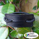 In The Hoop Embroidery Faux Leather Pony Cuff Digital Design Only