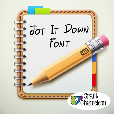 Jot it Down Font