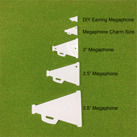 Megaphone Acrylic Shape ~ Multiple Sizes - CraftChameleon