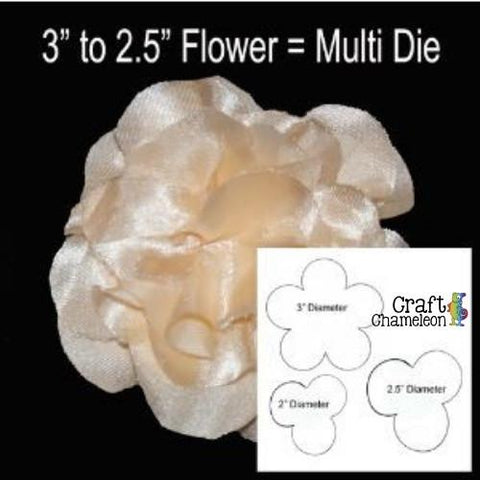 Steel Rule Multi-Flower Die - 2", 2.5", 3" - CraftChameleon
