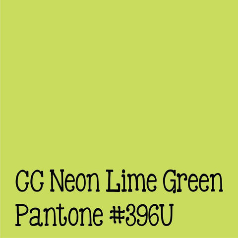 CC Exclusive Solid Color Oracal 651 12 x12 Sheets Permanent Adhesive Vinyl ~ Multiple Colors - CC Neon Lime Green