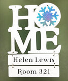 Acrylic Door decor for nursing homes and assisted living
