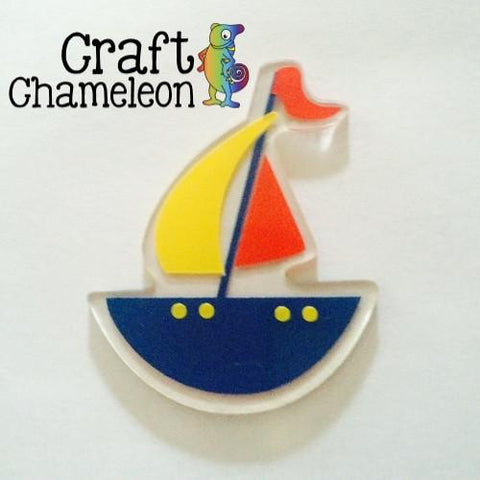 Sailboat/Pirate Ship Acrylic Shape - CraftChameleon
 - 1