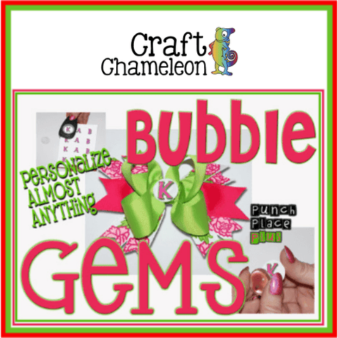 Set of 25 ~ Bubble Gems - CraftChameleon
