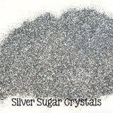 Leon's Sparkles - Fabulous Resin Crafting Glitter - Silver Sugar Crystals