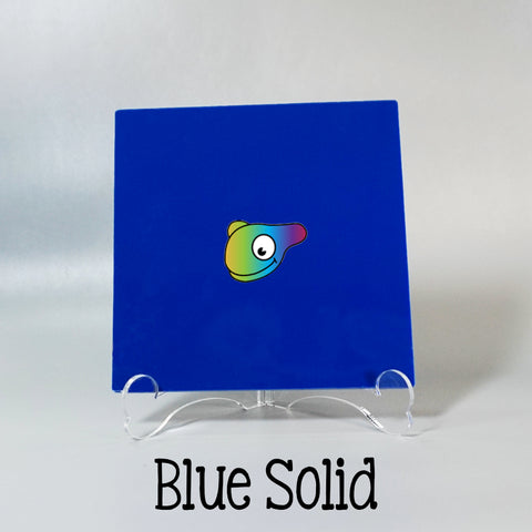 Blue Solid Color Acrylic Sheets ~ Multiple Sizes
