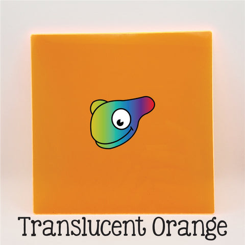 Translucent Orange Acrylic Sheets ~ Multiple Sizes