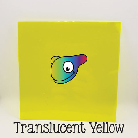 Translucent Yellow Acrylic Sheets ~ Multiple Sizes