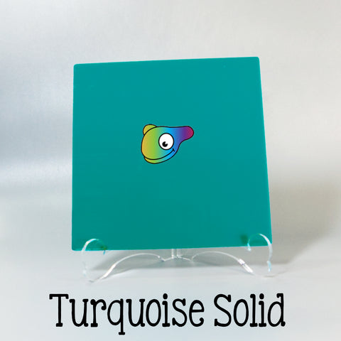 Turquoise Solid Color Acrylic Sheets ~ Multiple Sizes