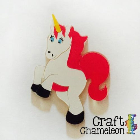 Unicorn Acrylic Shape - CraftChameleon
 - 1