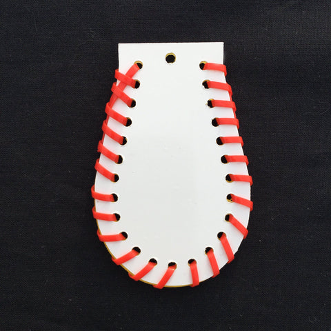 Baseball or Softball Laced Acrylic Shape - CraftChameleon
