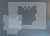 Light Base Shapes Plastic Template for Etching ~ Multiple Styles - Butterfly