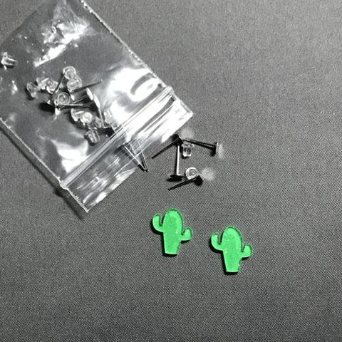 Cactus DIY Acrylic Earrings