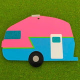 Acrylic Vintage Camper Shape LARGE SIZE - CraftChameleon
 - 1