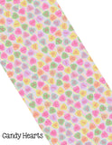 Sublimation Transfer Patterns for Polyester Mask - Candy Hearts