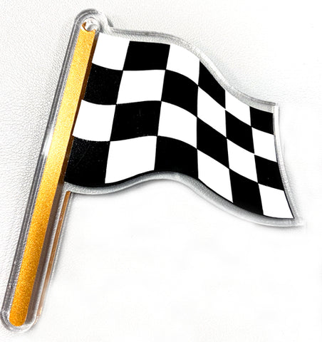 Checkered Flag Acrylic Blank Shape