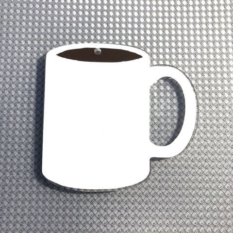 Coffee Mug Shaped Acrylic - CraftChameleon