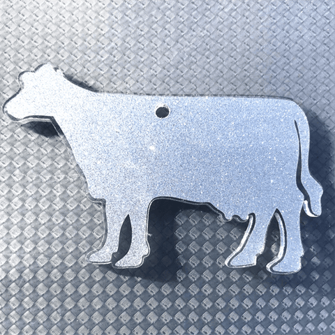 Dairy Cow Shaped Acrylic ~ Multiple Sizes - CraftChameleon