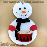 Acrylic Snow Snowman Family