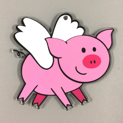 Flying Pig Acrylic Blank Shape