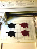 Graduation Cap Plastic Template for Etching - CraftChameleon