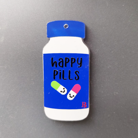 Medicine Bottle Acrylic Blank Shape