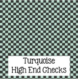 High End Checks ~ Leon's Pattern ~ Vinyl, Leatherette, HTV, Acrylic, Sublimation