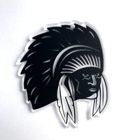 Warrior Indian Chief Acrylic Shape - CraftChameleon