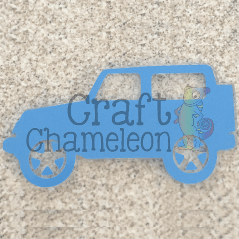 Jeep Acrylic Shape - CraftChameleon
 - 1