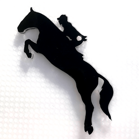 Horse Jumping Shaped Acrylic - CraftChameleon