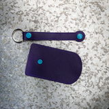 In The Hoop Embroidery Covered Key Fob Design Only