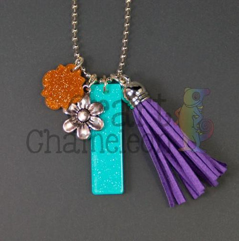 Set of 10 ~ Jewelry Bar Rectangle Acrylic Blanks ONE HOLE~ Necklace,  Earrings - CraftChameleon
 - 1