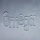 Greek Alphabet Acrylic Blanks Word Art - Clear / Omega - 2 Sided Gold Glitter / Omega