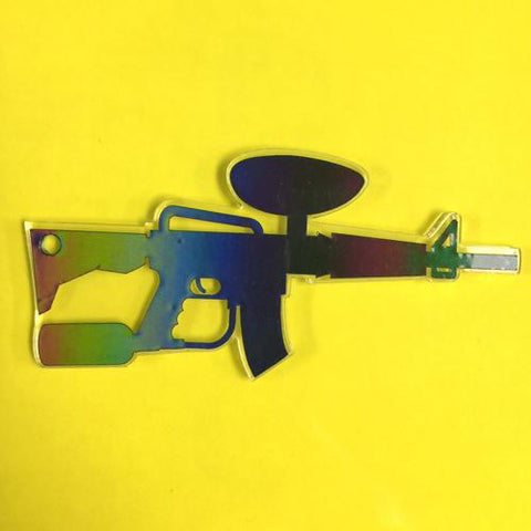 Paintball Gun Acrylic Blank Shape