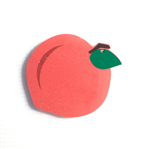 Peach Shaped Acrylic - CraftChameleon