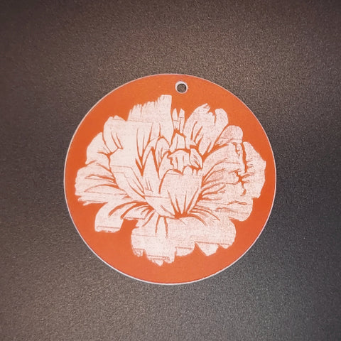 Peony Etch/Engrave Digital Design