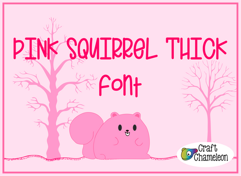 Pink Squirrel Font ~ Multiple Styles